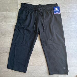 Champion Black Athletic Shorts with Elastic Waist